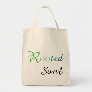 Trendy Minimalistisch Rooted Soul Alltag Tote Tasc Tragetasche
