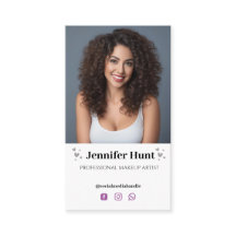 Trendy Minimalistisch Social Media Makeup Artist