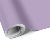 Trendy Minimalistisch Solid Violet Geschenkpapier (Rolleneckpunkt)