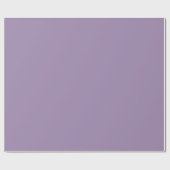 Trendy Minimalistisch Solid Violet Geschenkpapier (Flach)