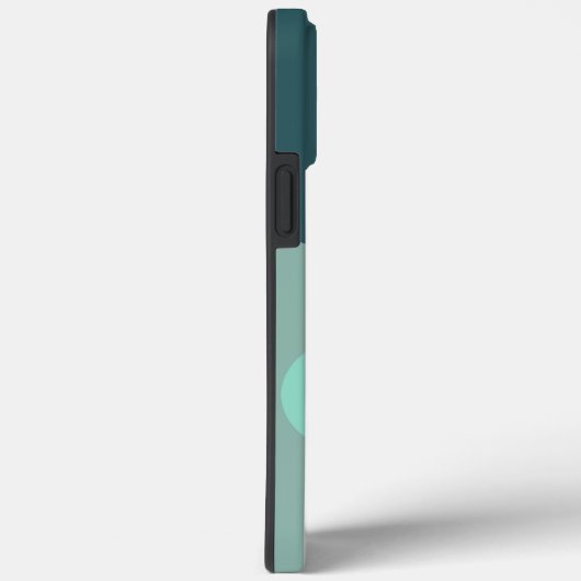 Trendy Minimalistisches Design, stilvolle grüne Mo Case-Mate iPhone Hülle (Rückseite / Rechts)