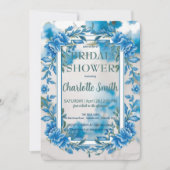 Trendy minimalistisches Vintag antikes Brautparty Einladung (Vorderseite)