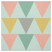 Trendy Mint Geometric Triangle Pattern Stoff (Muster)
