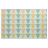 Trendy Mint Geometric Triangle Pattern Stoff (Fat Quarter (45,7 x 55,9 cm))