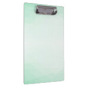 Trendy Mint Green Elegantes modernes Template Klemmbrett (Rechts)