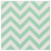 Trendy Mint Green Zickzack Pattern Stoff (Nahaufnahme)