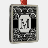 Trendy Mit Monogramm Damask Ornament (Rechts)
