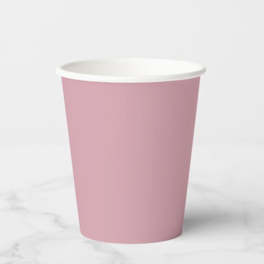 Trendy Mled Rose / Pink Paper Cups Pappbecher (Vorderseite)