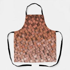 Trendy Mocha Mousse 3D Cube Schürze