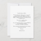 Trendy Modern 3 Wedding Engagement Photos Collage (Rückseite)