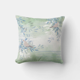 Trendy Modern Abstrakt floral botanisch Kissen