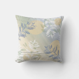 Trendy Modern Abstrakt floral botanisch Kissen