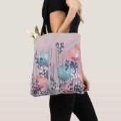 Trendy Modern Abstrakt floral Tasche (Von Nahem)