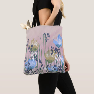 Trendy Modern Abstrakt floral Tasche