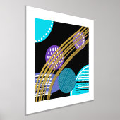 Trendy Modern Abstrakt Foil Print Foliendrucke (Ablage )