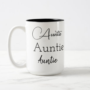Trendy Modern Auntie Zweifarbige Tasse