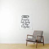 Trendy Modern Behielt es zusammen mit Black Paperc Wandteppich (Beispiel)