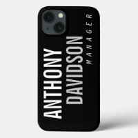 Trendy Modern Black Bold Text