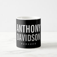 Trendy Modern Black Bold Text