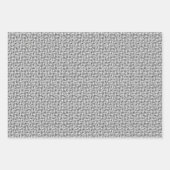 Trendy Modern Black & White Geschenkpapier Set (Vorderseite 3)