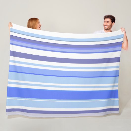 Trendy Modern Boho Chic Stripes Fleecedecke (Beispiel)
