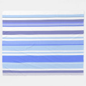 Trendy Modern Boho Chic Stripes Fleecedecke (Vorderseite (Horizontal))