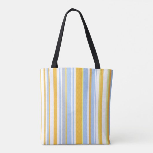 Trendy Modern Boho Chic Stripes Tasche (Rückseite)