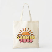 Trendy Modern Boho Summer Vibes Tragetasche (Vorne)