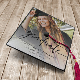 Trendy Modern Casual Photo Graduation