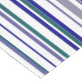 Trendy Modern Chic Stripes Tischdecke (Schrägansicht)