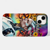 Trendy Modern Colorful Android Tree Case-Mate iPhone Hülle (Rückseite (Horizontal))