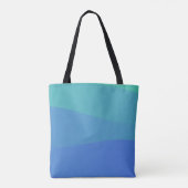 Trendy Modern Colorful Boho Monogram Tasche (Rückseite)