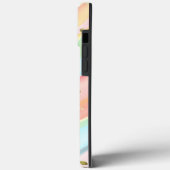 Trendy Modern Colorful Girl Personalisierter Name Case-Mate iPhone Hülle (Rückseite / Links)