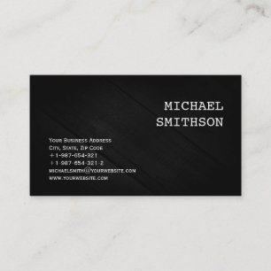 Trendy Modern Consultant Business Card Visitenkarte