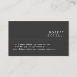 Trendy Modern Consultant Business Card Visitenkarte