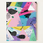 Trendy modern cool geometric planner planer (Rückseite)