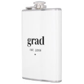 Trendy Modern Customized Abschluss Gift Grad Flachmann (Links)