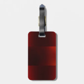 Trendy Modern Dark Red Gepäckanhänger (Rückseite vertikal)