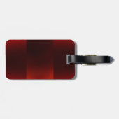 Trendy Modern Dark Red Gepäckanhänger (Rückseite horizontal)