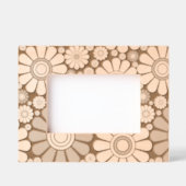 Trendy Modern Floral Daisy Muster Geätzte Rahmen (Vorderseite)