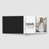 Trendy Modern Foto Class 2023 Abschluss Gästebuch (Voll)