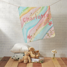 Trendy Modern Girly Glitzer Floral Personalisiert