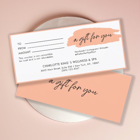 Trendy, modern, Handschrift, Korallengeschäft