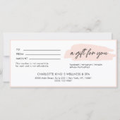 Trendy, modern, handschriftlich, hellrosa Business (Vorderseite)