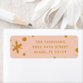 Trendy Modern Handwritten New Year Address Label (Insitu)
