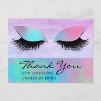 Trendy Modern Iridescent Chic Danke Lash Care