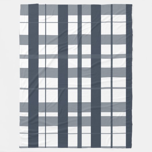 Trendy Modern kariert Fleecedecke (Vorderseite)