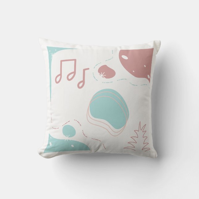 Trendy , modern kissen (Vorderseite)