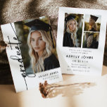Trendy Modern Lässig Foto Abschluss Einladung<br><div class="desc">Wow, siehe unser Trendy Modern Lässig Foto Abschluss Einladung - eine Feier des zeitgenössischen Stil und persönlichen Flair, maßgeschneidert für Ihren Uni-Abschluss Extravaganza! Diese Einladung, die mit Blick auf den modernen Absolventen konzipiert wurde, verströmt mühelose Eleganz und bewahrt gleichzeitig ein lässiges Ambiente, das Ihre Persönlichkeit und Ihren Stil perfekt verkörpert....</div>