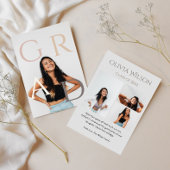 Trendy Modern Lässig Foto Abschluss Einladung